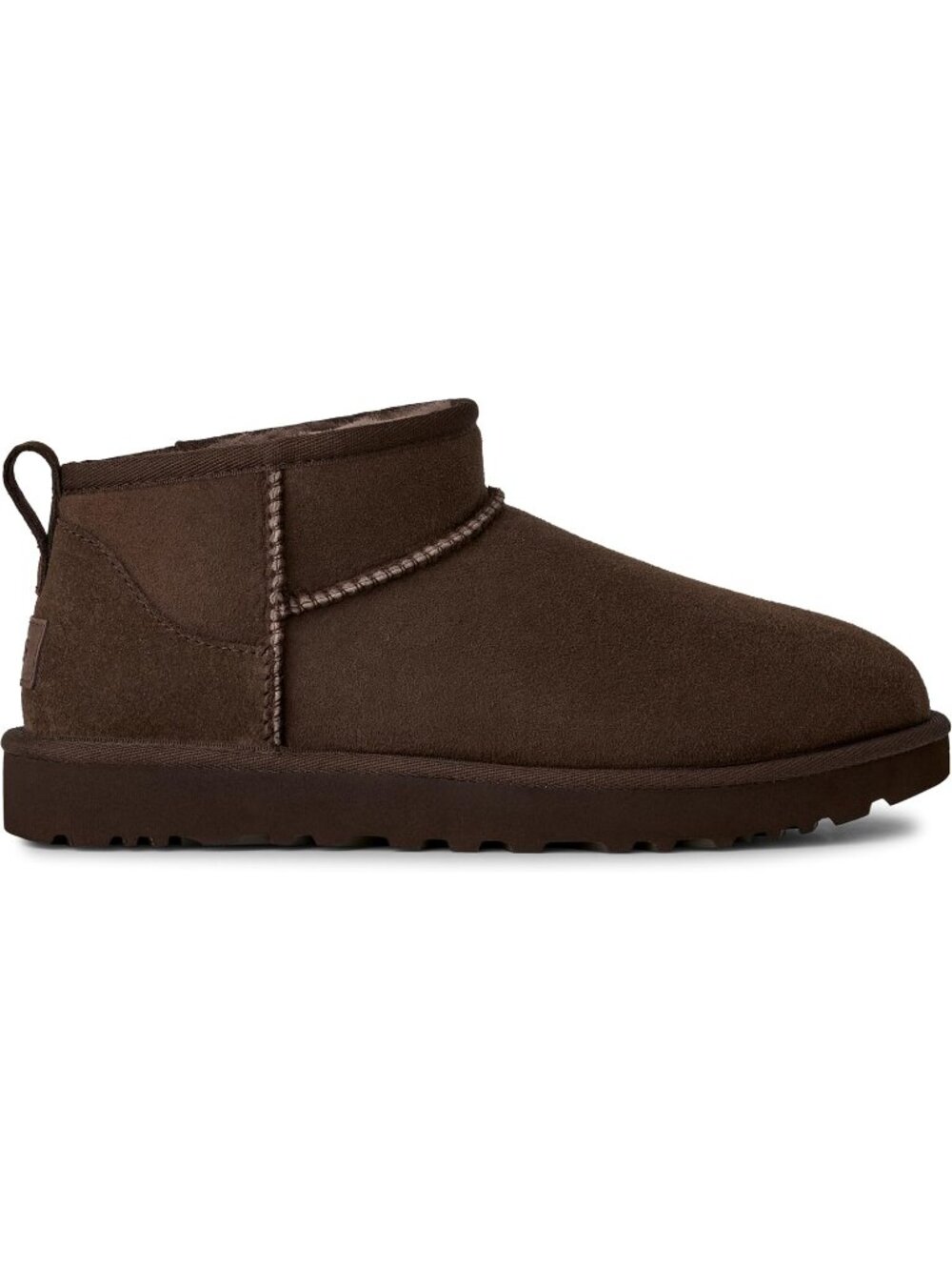 Ugg Women's Dusted Cocoa Round Toe Imported Classic Ultra Mini SOLID Ankle Boots